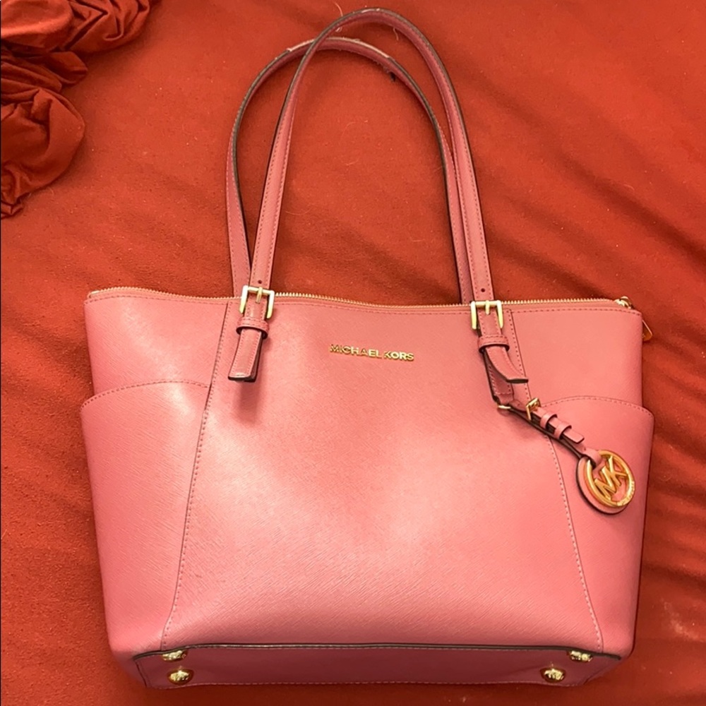 Michael Kors tote mauve color